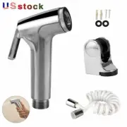 Handheld Toilet Bidet Spray Shower Head Bathroom Hand held Hose Shattaf Adapter
