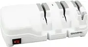 [SHARPAL] 198H Electric Knife Sharpener - 3 Stage Professional Knife Sharpening System with Diamond Wheels, Suit for Double-Beveled Straight Edge & Serrated Knives, Quick Razor-Sharp Results, Low Noise