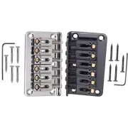 Hardtail Guitar Bridge Body Through for 6 String Electric Guitar Parts