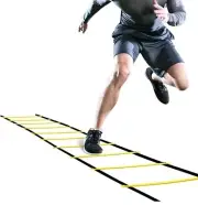 Pro Agility Ladder, Speed 12 Rung 20ft w/ Carrying Bag (4-pack)