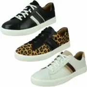 Ladies Clarks Un Maui Band Casual Lace Up Shoes