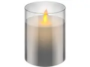 Goobay LED Wax Candles in Glass 7.5 x 10 cm