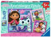 Ravensburger - Gabby's Dollhouse Puzzle 3x49pc