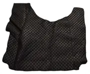 Black Eco Leather Central Floor Mat for Renault Gama T Tunnel 2013-2021 trucks