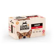 Leaps & Bounds Barf Beef Adult Dog Patties 2.72kg