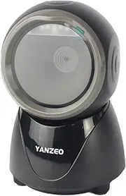 Yanzeo YS867 Desktop Barcode Scanner Omnidirectional Hands Free 1D/2D QR Bar Code Laser Barcode Scanner Picture