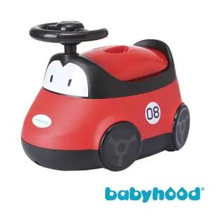 【傳佳知寶】Babyhood 小汽車座便器 3色可選 贈馬桶刷不挑色(自主學習戒尿布的座便器)