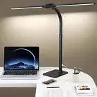 Desk Lamp with USB Charging Port for Home Office 24w Architect Remote Base Du...