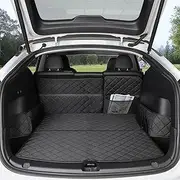 Topfit for Tesla Model Y Trunk Mats Cargo Liner Waterproof Dog Car Seat Covers Protector All-Weather Rear Floor Mat for Tesla Model Y Accessories 2019-2025