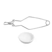 1 Set Metal Melting Kit Crucibles Bowl And Crucible Tongs Crucibles Metal
