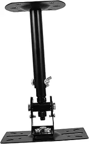 ULTECHNOVO Speaker Stand Speakers Heavy Duty Speaker Mount Bracket Ceiling Speaker Hanger Speaker Hanger Bracket Wall Mounted Speaker Bracket Wall Fixed Speaker Mount Iron Black
