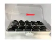Sew-link New 7 Series Jumbo Bobbin Storage Case with 20pcs Bobbin for 7 Series