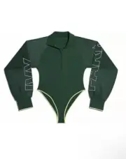 Beyonce Ivy Park x Adidas Capsule - Green Mesh Sleeve Bodysuit Size XS (IN HAND)