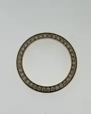 Custom Ladies .70 CT Diamond Bezel For Rolex Ladies 26MM in 10K YG