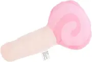 FUTUREORYY Lollipop Shape Dog Molar Toy Teething Squeaky Plaything for Puppies Interactive Chewing Training Aid for Dogs Cute Cartoon Design