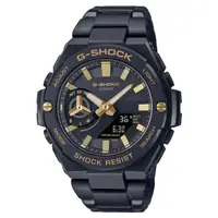 在飛比找momo購物網優惠-【CASIO 卡西歐】G-SHOCK 雙顯錶 男錶 不鏽鋼錶