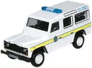 Oxford Garda Land Rover Defender Station Waggon 1.76 Scale Diecast Model