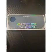 HealthTouch Weighted Eye Mask Cooling Gel Pad Relaxation Light Blocking