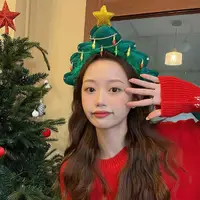 在飛比找樂天市場購物網優惠-ANNAS 韓國聖誕樹髮箍 聖誕節 髮飾 造型 髮箍 聖誕 