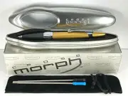 CROSS VINTAGE MORPH® ANODIZE GOLD WITH BLACK GRIP BALLPOINT PEN #472-8