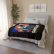 Santiago Chile Fleece Sherpa Blanket