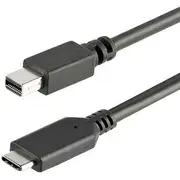 StarTech.com 1 m / 3.3 ft. USB-C to Mini DisplayPort Cable - 4K 60Hz - Black - USB 3.1 Type-C to Mini DP Adapter Cable - mDP Cab