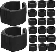 Zerodeko 20pcs Non Slip Utility Shopping Cart Mats Easy Install Protective Pads for Grocery Trolley Compact Floor Protectors for Folding Shopping Carts Space Efficient Accessories