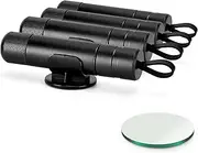Glass Breaker - 2/4 Pack Safe Hammer Car Window Breaker Under Water,Safehammer Window Breaker Seatbelt Cutter,Emergency Window Breaking Tool for New Cars (Black*4 Pack)