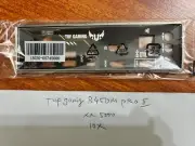 ASUS TUF GAMING B450M PRO II IO SHIELD BACK PLATE ( BLACK ) , ORIGINAL