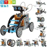 Stem 12 In 1 Education Solar Robot Toys 190 Pieces DIY Building Science