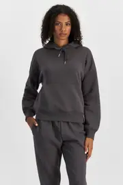 [Bonds] Bonds Women's Essentials Fleece Hoodie in Shadow Dust Size: Large L Shadow Dust