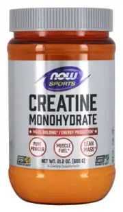 NOW SPORTS Creatine Monohydrate Powder 21.2 oz. (600g)