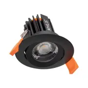 Cell T75 Recessed LED Downlight W90mm 9W Black 5CCT - 21677