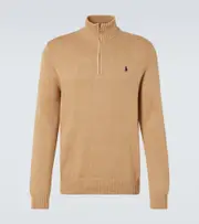 [Polo Ralph Lauren] Polo Ralph Lauren Cotton half-zip sweater AU 90 beige