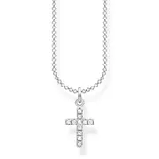 Thomas Sabo Charm Club - Cross Silver Charm Necklace