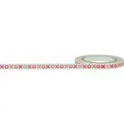 XOXO Slim Washi Tape Papercraft Planner Supply Valentine's Day Cards Love