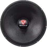 RVW1800P8 1800W 18" Raw DJ Subwoofer 8 Ohm Sub Woofer 107OZ Magnet, Black