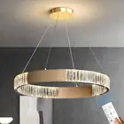 Irefveer Modern LED Chandelier Dimmable Chandelier with Remote Control 23.6 I...