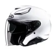 F31 White Jet Helmet