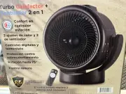 PELONIS 2 In 1 TURBO HEATER + FAN REMOTE CONTROL PIVOTS, 1500 W