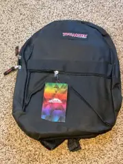 New Trailmaker Classic 17” Backpack w/Adjustable Padded Shoulder Straps. Black