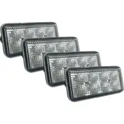 LED Light Kit for Kubota SVL Skid Steers - 12000 Lumens, Flood Pattern