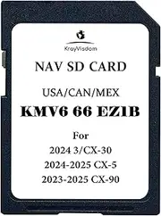 Updated Navigation SD Card | GPS Map Card Compatible with CX-5(2024-2025), CX-30/3(2024), CX-90(2023-2025) | USA/CAN/MEX Maps