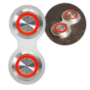 Retro Billet Switch with Red Illumination - Single Switch AutoLoc AUTBBB21 (for: Chrysler)