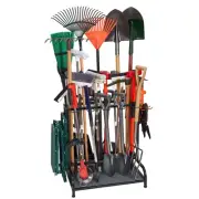 Garden Tool Organizer for Garage, Garden Tool Rack, Yard Tool Storage, Tool O...