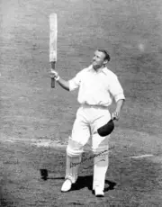 Signed Photograph Of Australian Cricketer Don Bradman 1930 Old Cricket Photo