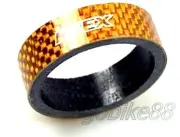 gobike88 KREX gold carbon spacer, 10mm, for 1-1/8" headset, CC-AL003, 306