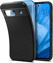 [Spigen] Liquid Air Armor Case Designed for Google Pixel 8a Case Air Cushion Form Fitted Slim Lightweight Soft TPU Cover - Black