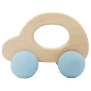 Hess Spielzeug 10cm Wooden Rolli Car Play Toy Baby/Children 10m+ Natural Blue