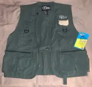 BASS Outdoor America Army Green SZ S/M Fly Fishing Vest Sold by Kmart NEW